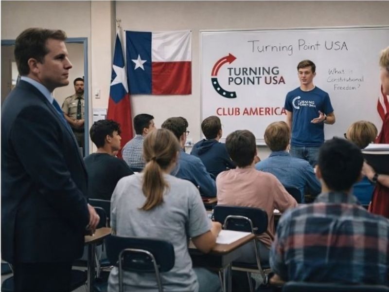 Texas Schools Face New Debate as Turning Point USA High School Presence